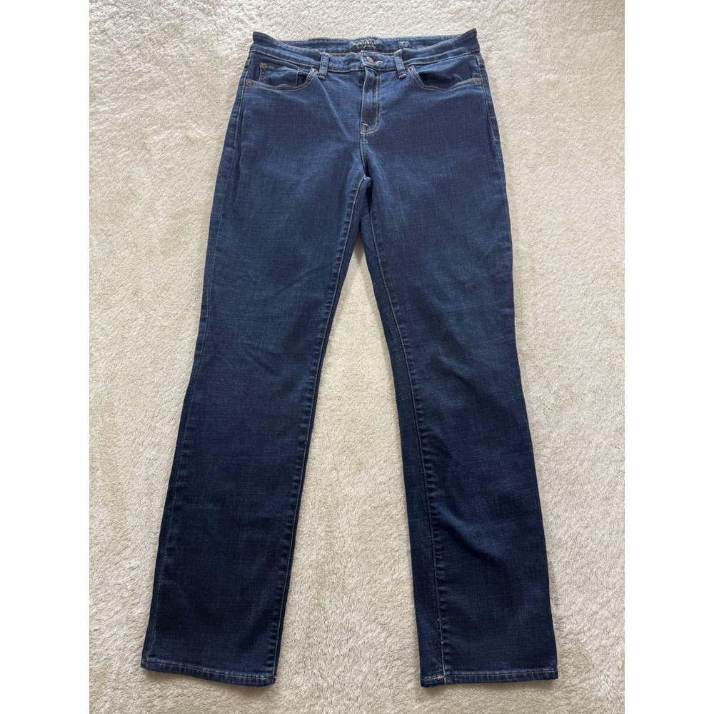 Lucky Brand Womens Sweet Straight Dark Wash Blue Jeans 10/30 Meas: 30x31